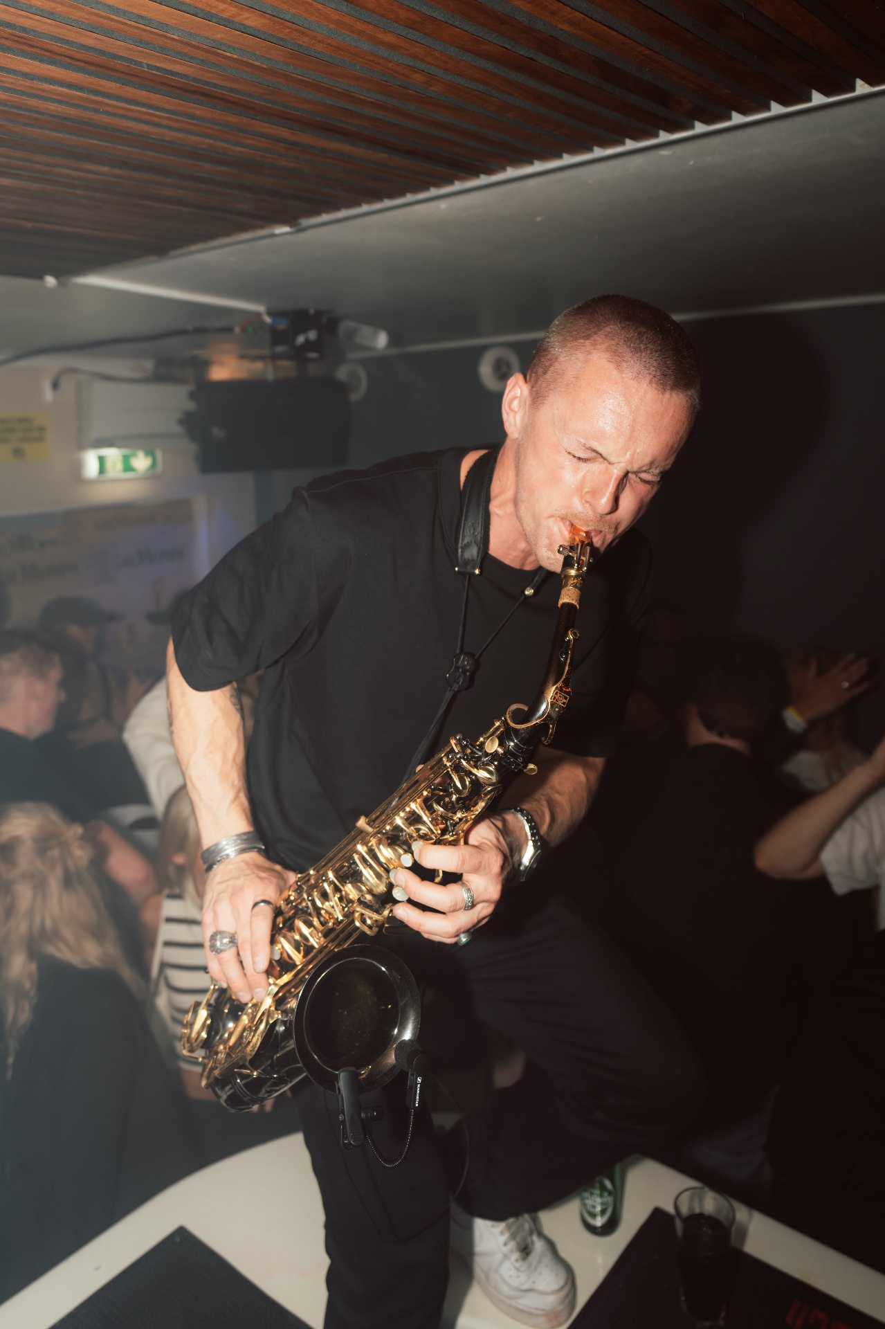 Saxofonist på Lagergrens nattklubb